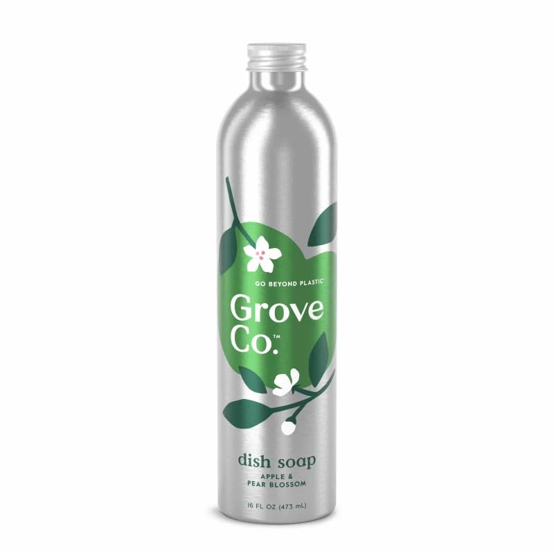 Grove Co. Dish Soap, 3 x 16 fl oz Refills, Orange & Rosemary