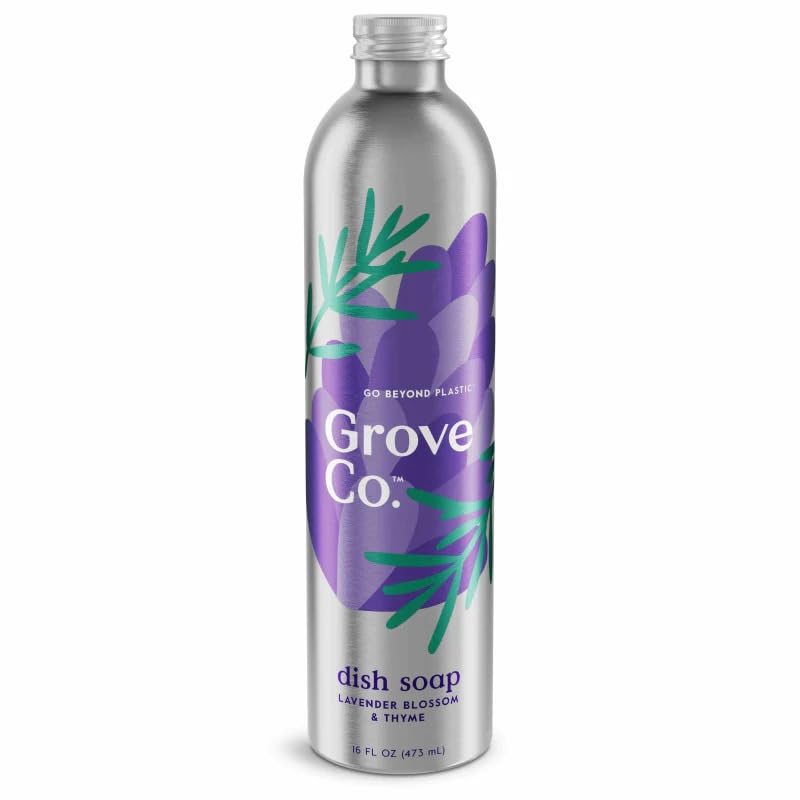 Grove Co. Dish Soap, 3 x 16 fl oz Refills, Orange & Rosemary