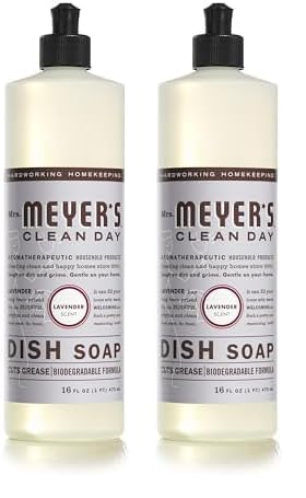 MRS. MEYER'S CLEAN DAY Liquid Dish Soap, Apple Cider, 16 fl oz, 3 Pack