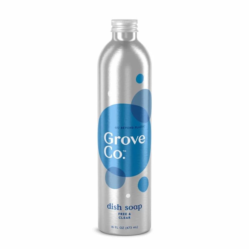 Grove Co. Dish Soap, 3 x 16 fl oz Refills, Orange & Rosemary