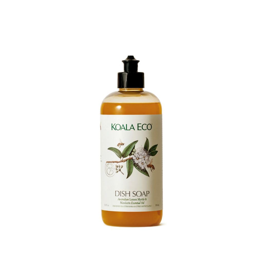 Koala Eco Dish Soap, Australian Lemon Myrtle & Mandarin Essential Oil, 16oz