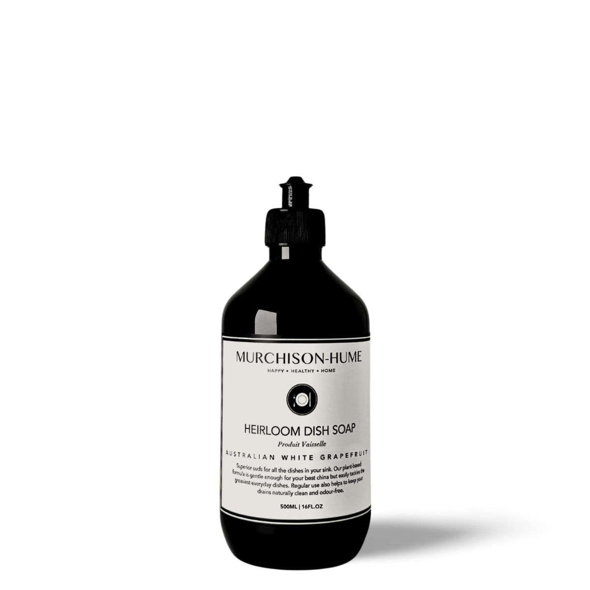Murchison-Hume Heirloom Dish Soap | Plant-Based Dishwashing Liquid | Tough on Grease | Gentle on Hands & Sensitive Skin | Non-Toxic | Safe for Fine China | Australian White Grapefruit | 16 fl oz
