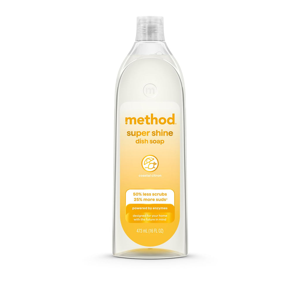 method Super Shine Liquid Dish Soap Refill, Dewy Daze Scented, 48 fl oz
