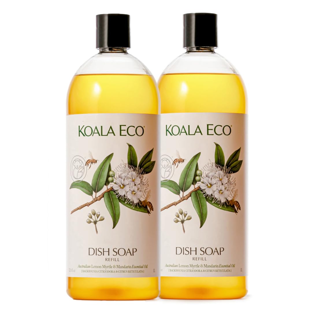 Koala Eco Dish Soap, Australian Lemon Myrtle & Mandarin Essential Oil, 16oz