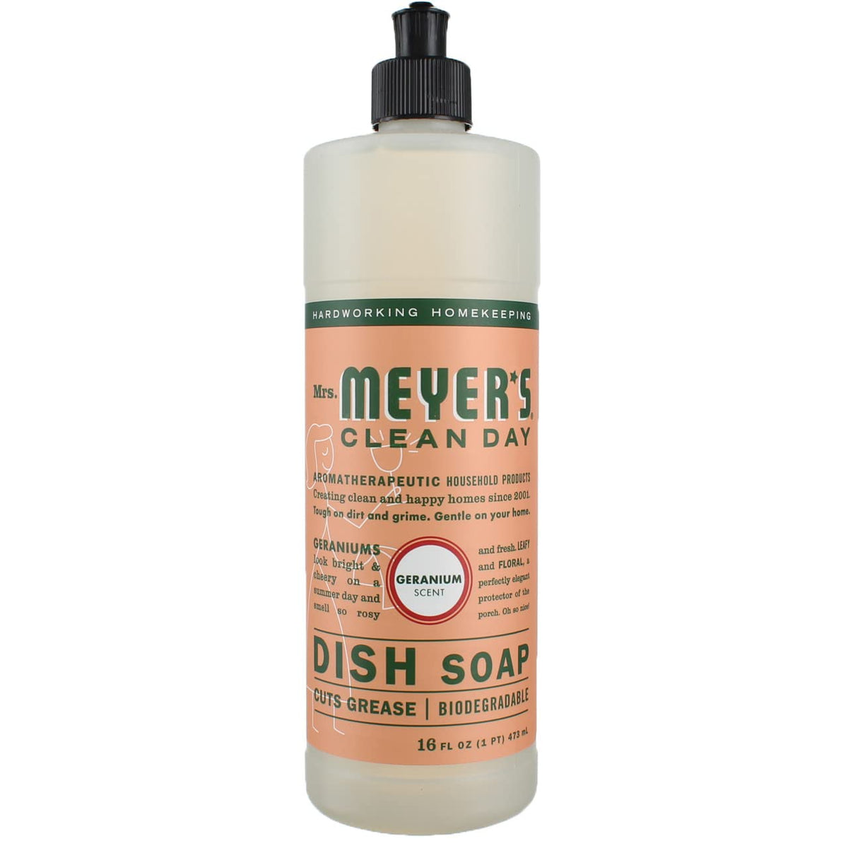 MRS. MEYER'S CLEAN DAY Liquid Dish Soap, Apple Cider, 16 fl oz, 3 Pack