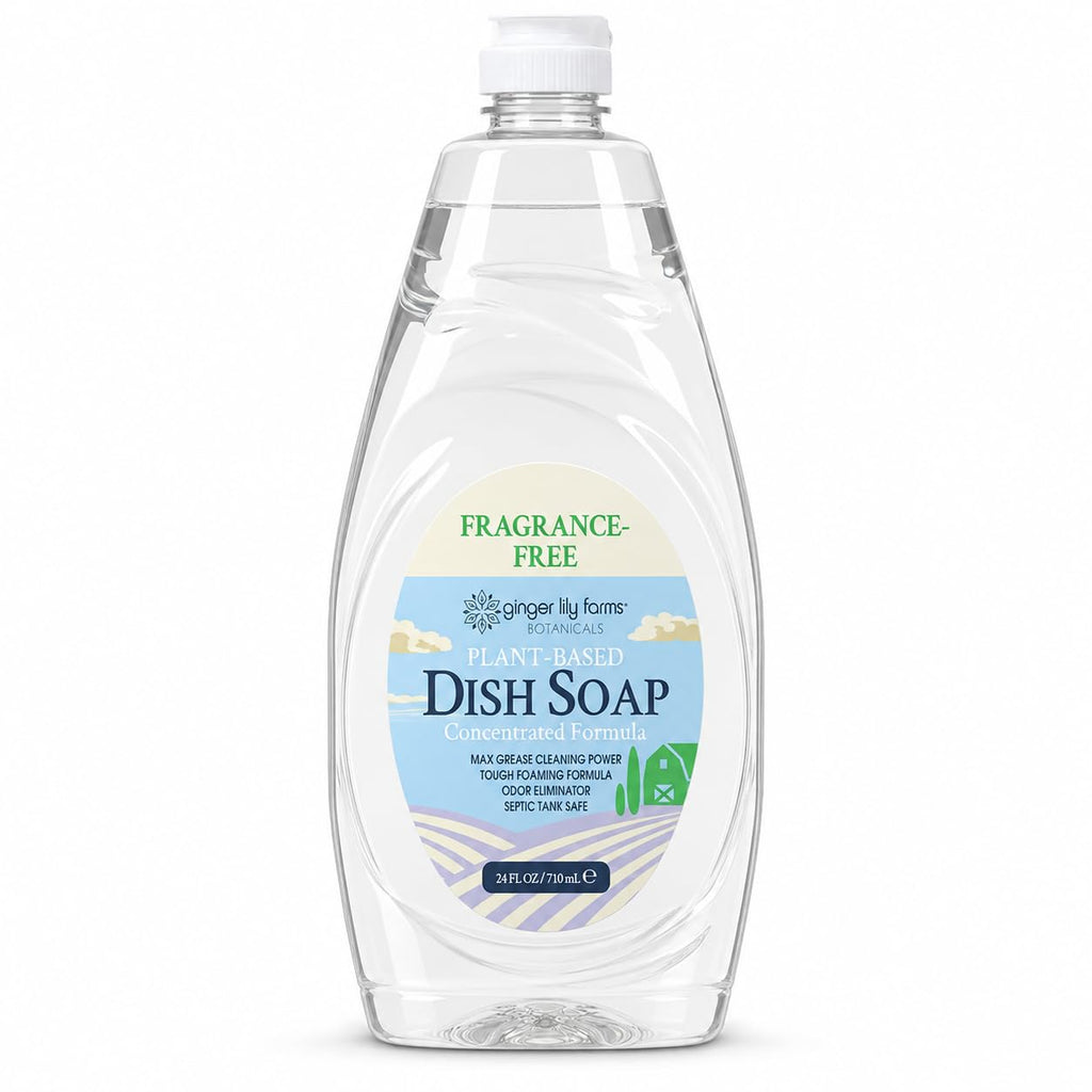 Ginger Lily Farms Botanicals Liquid Dish Soap, 128oz, Lavender Chamomile