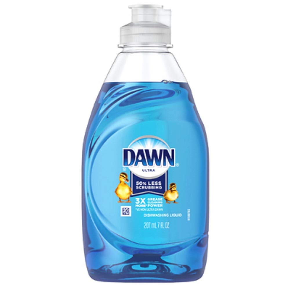 Dawn Ultra Original Dish Soap Refill Jug Large Size Blue Liquid Dishwashing Detergent, Powerful Soap for Grease, 51.5oz (Pack of 2)