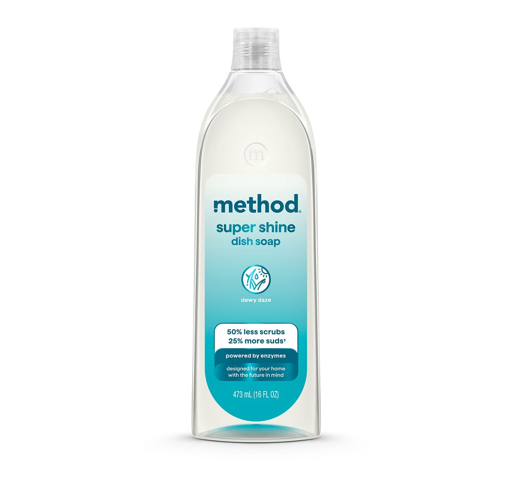 method Super Shine Liquid Dish Soap Refill, Dewy Daze Scented, 48 fl oz