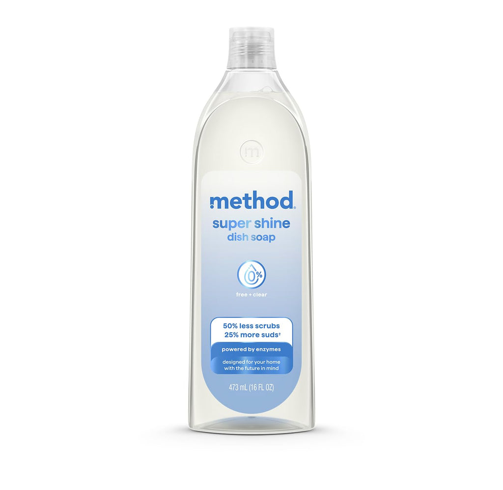method Super Shine Liquid Dish Soap Refill, Dewy Daze Scented, 48 fl oz
