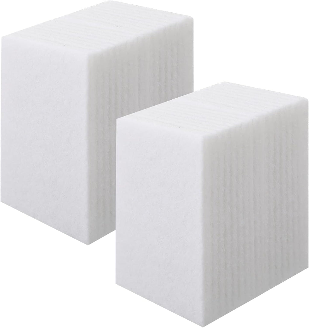 Hoolerry White Scrub Pads Non Scratch Multi Surface,6 X 9 Inch,White