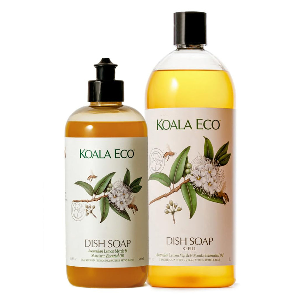 Koala Eco Dish Soap, Australian Lemon Myrtle & Mandarin Essential Oil, 16oz