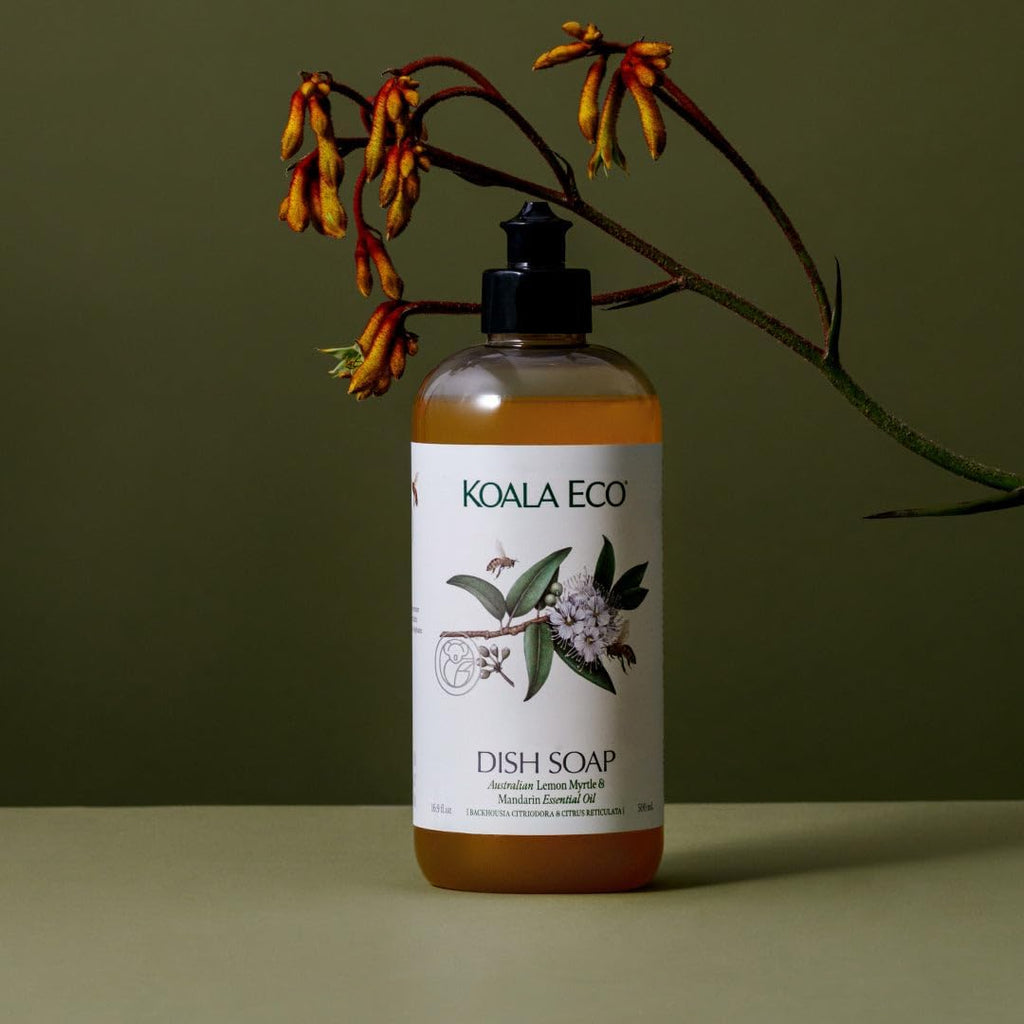 Koala Eco Dish Soap, Australian Lemon Myrtle & Mandarin Essential Oil, 16oz