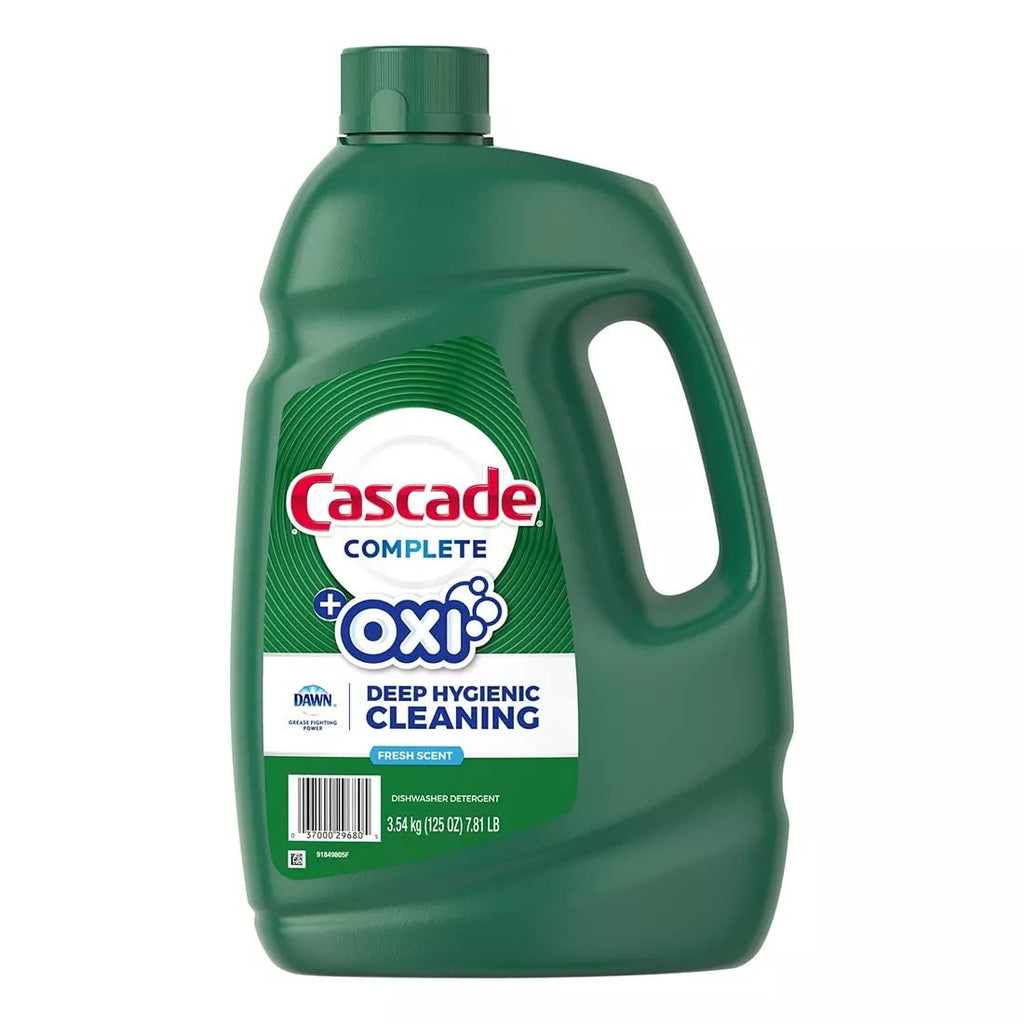 Cascade Complete +Oxi Gel Dishwashing Detergent, Fresh Scent, 60 fl oz