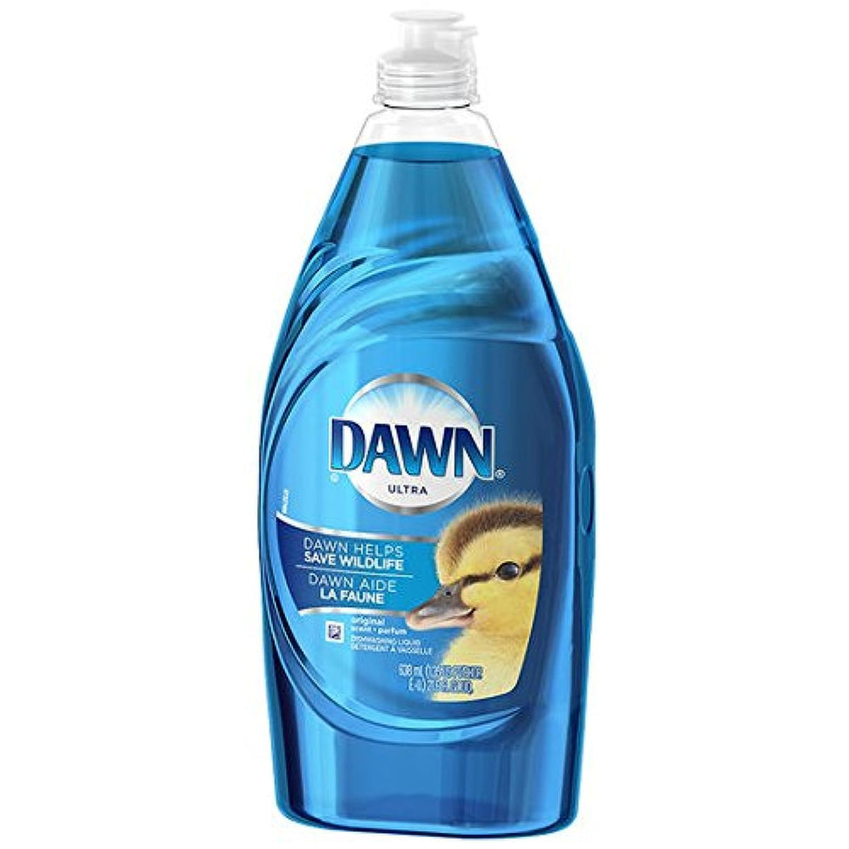 Dawn Ultra Original Dish Soap Refill Jug Large Size Blue Liquid Dishwashing Detergent, Powerful Soap for Grease, 51.5oz (Pack of 2)