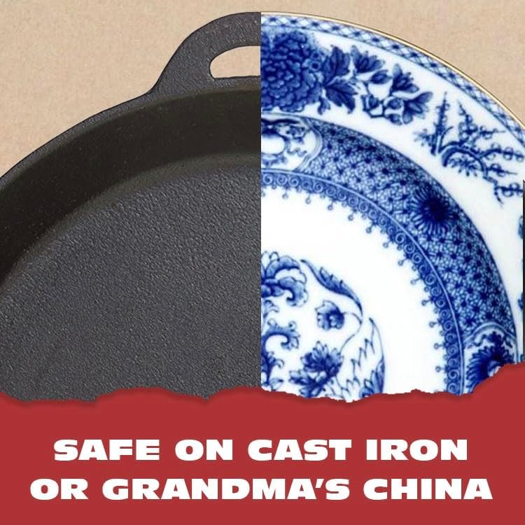 Knapp Made 7"x5" Chainmail Dishcloth - Stainless Steel Cast Iron Scrubber