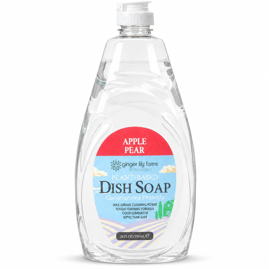 Ginger Lily Farms Botanicals Liquid Dish Soap, 128oz, Lavender Chamomile