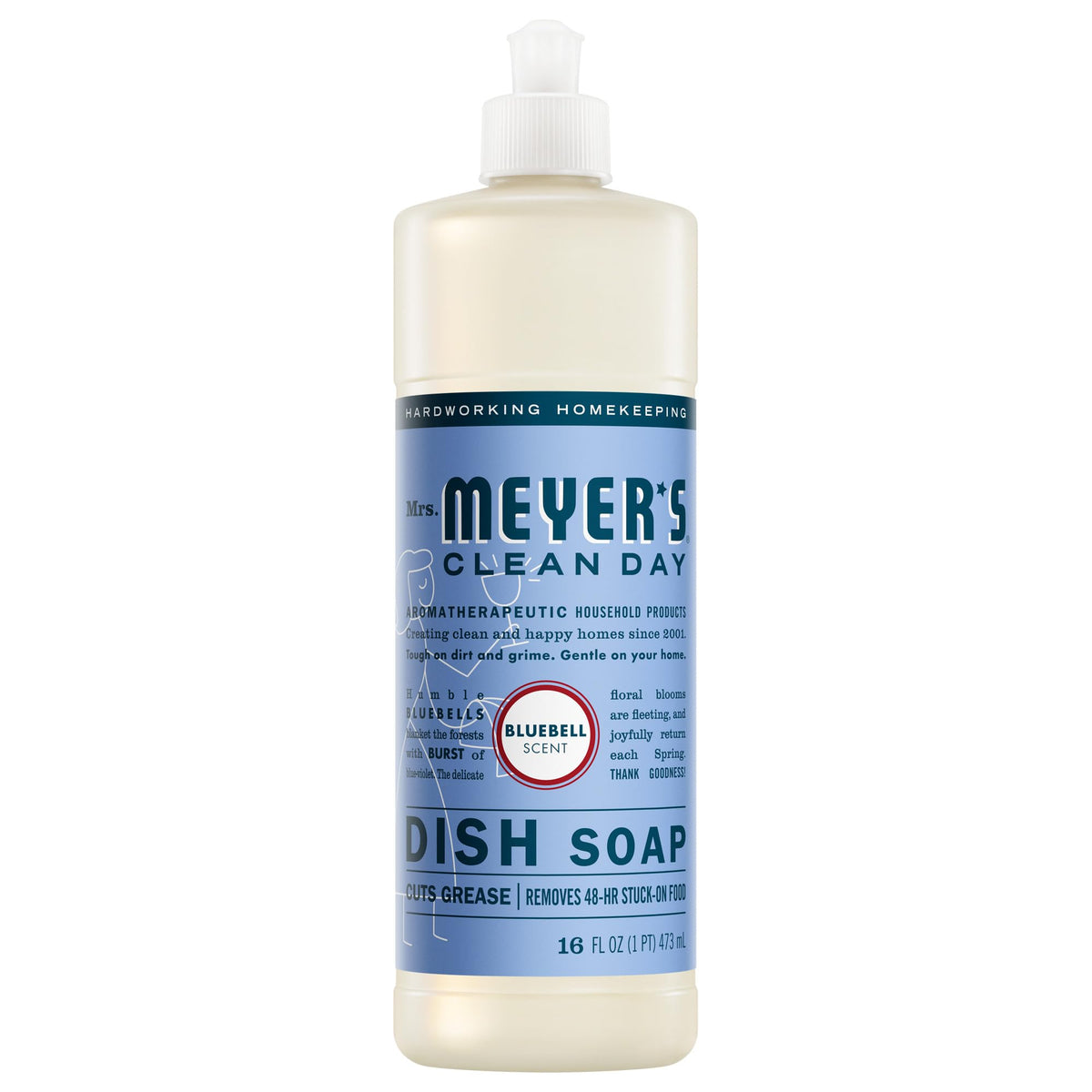 MRS. MEYER'S CLEAN DAY Liquid Dish Soap, Apple Cider, 16 fl oz, 3 Pack