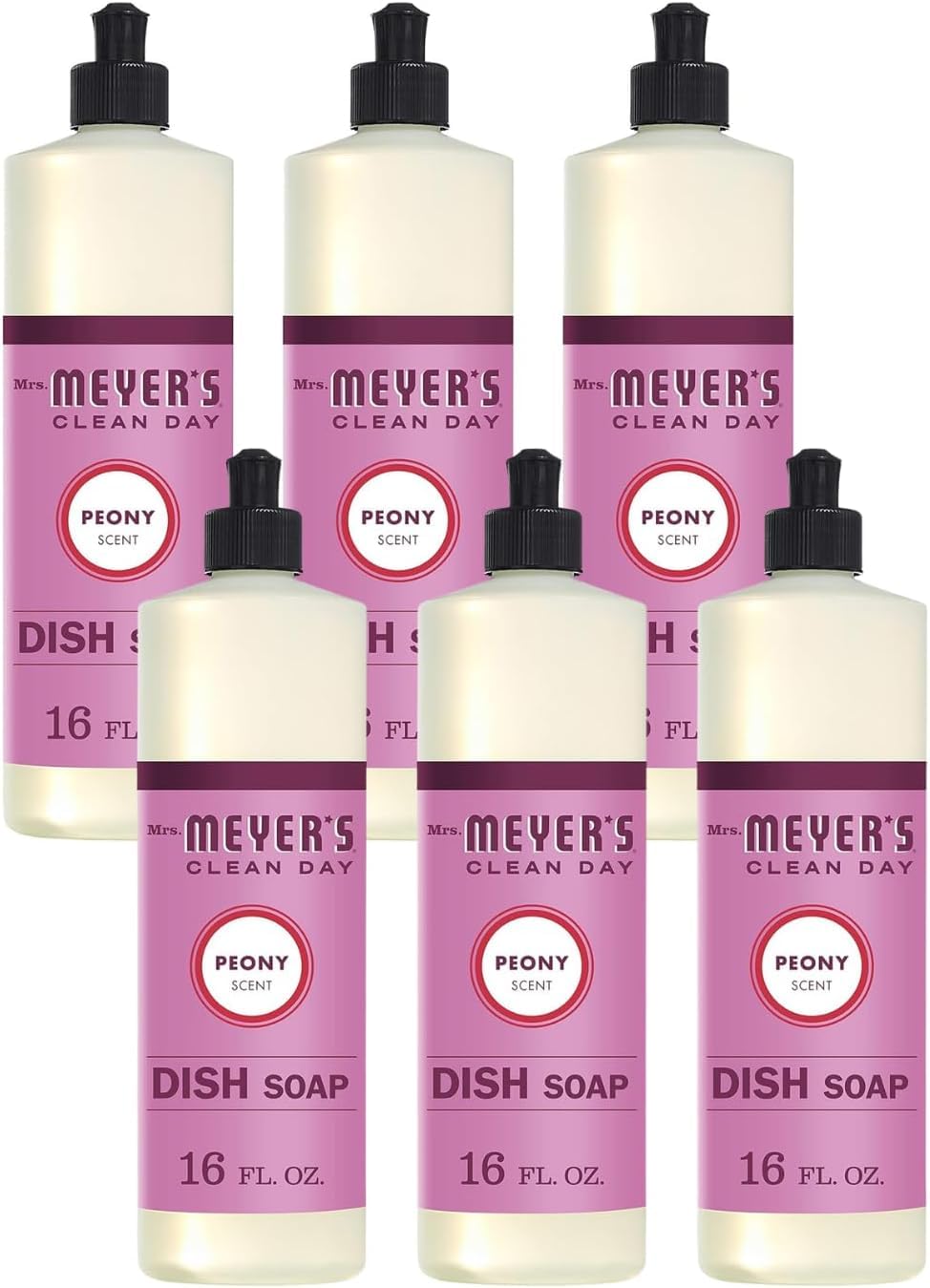 MRS. MEYER'S CLEAN DAY Liquid Dish Soap, Lemon Verbena, 16 fl. Oz
