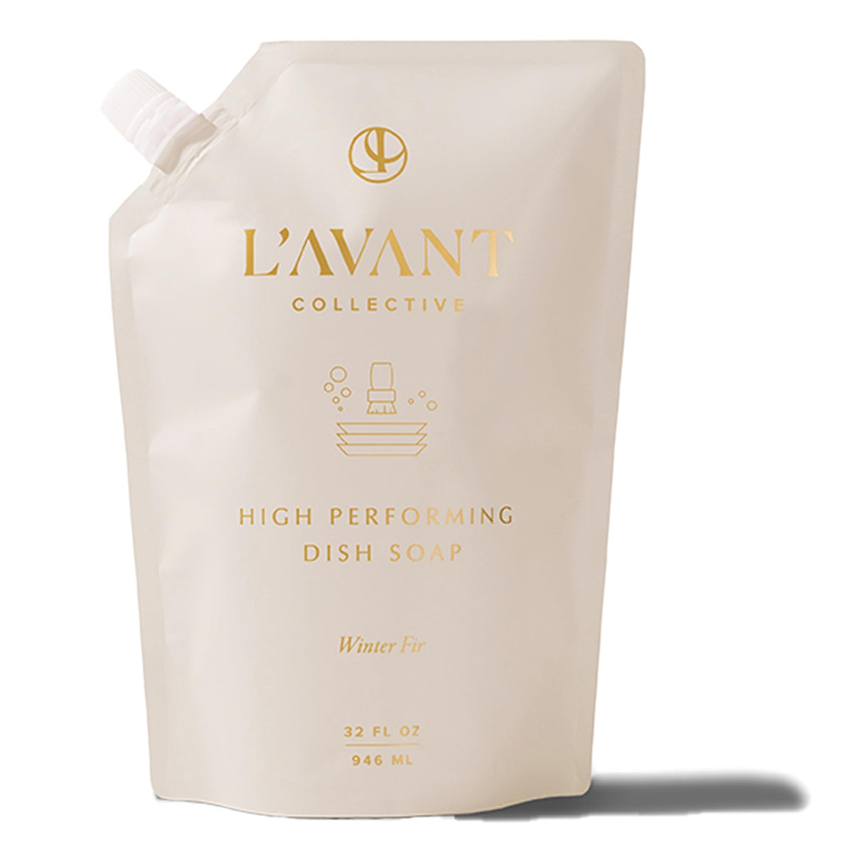 L'AVANT Collective Dish Soap Refill 32oz, Plant-Based, Blushed Bergamot