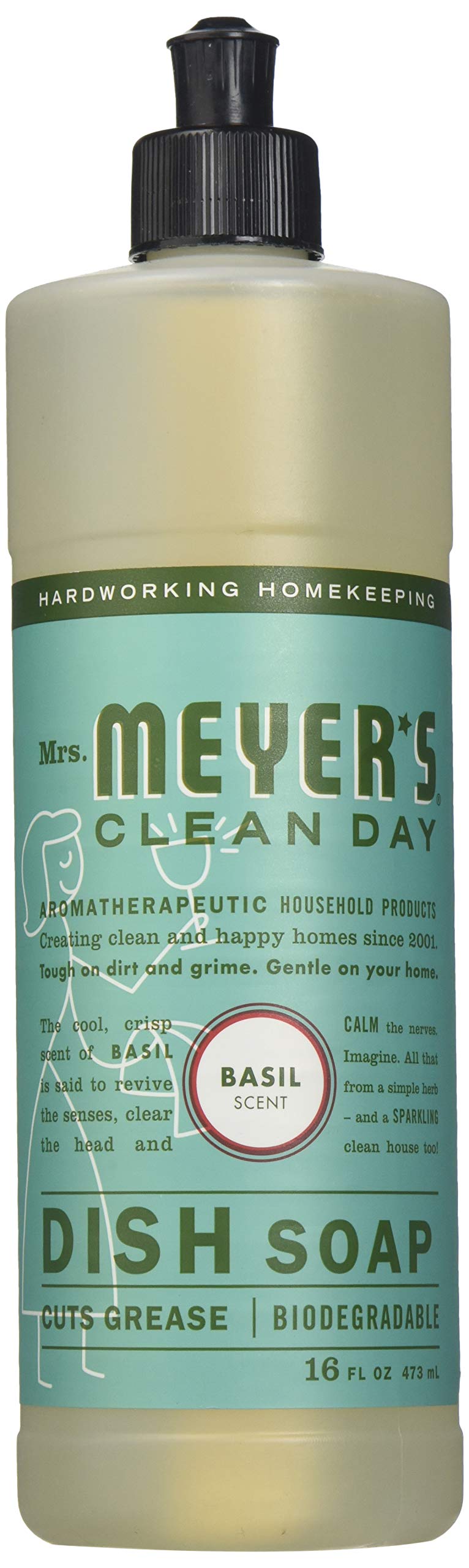MRS. MEYER'S CLEAN DAY Liquid Dish Soap, Apple Cider, 16 fl oz, 3 Pack