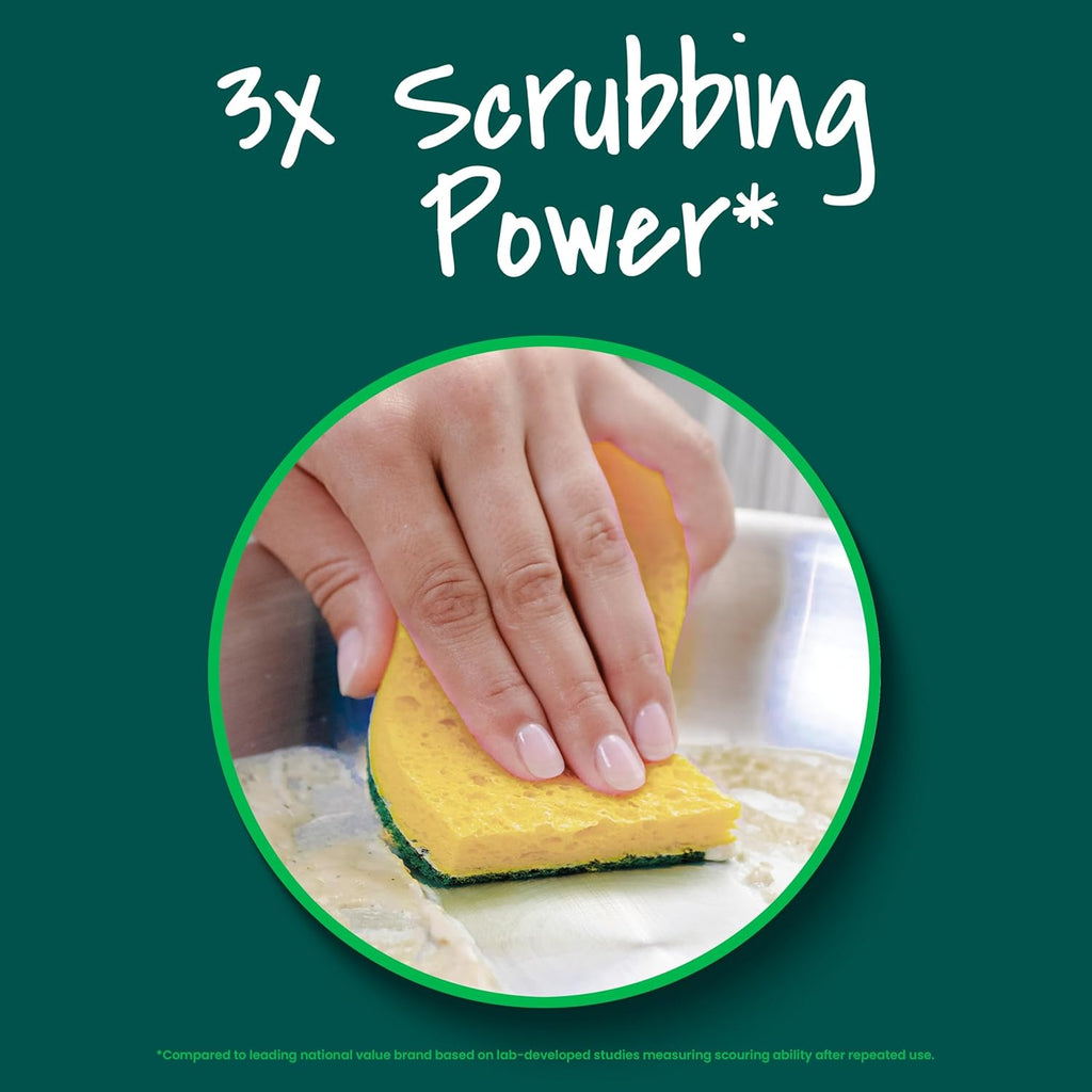 Scotch-Brite Heavy Duty Scrub Sponge, 9 Pack
