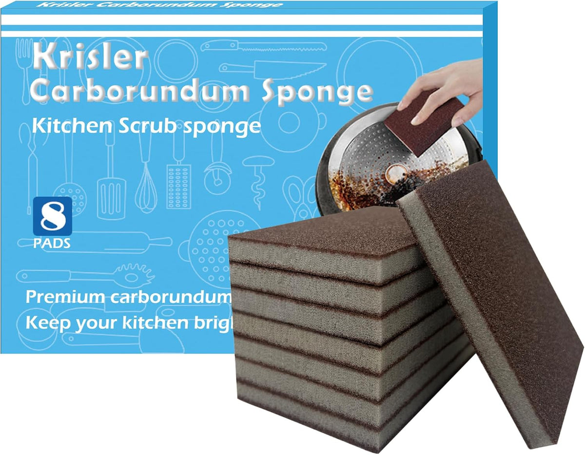 Krisler Carborundum Sponge Nano Emery Sponges, 8pc