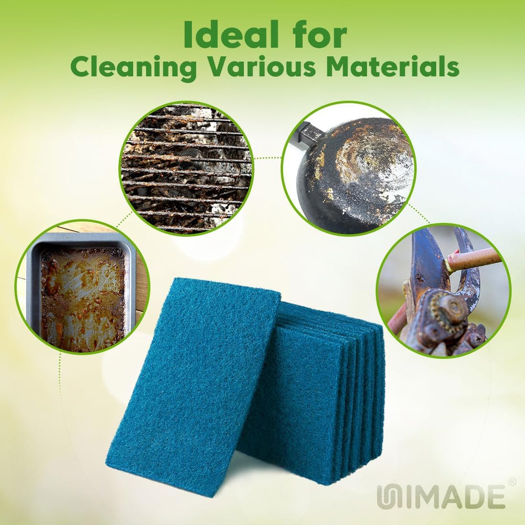 UNIMADE Non-Scratch Scouring Pads, 24Pcs Household Scour Pads