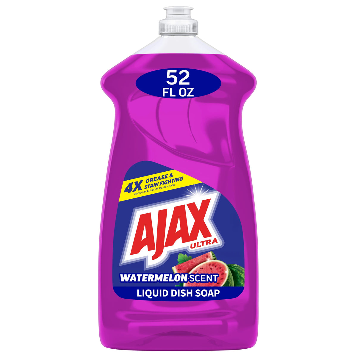 Ajax Ultra Liquid Dish Soap, Triple Action, Orange Scent, 90 fl oz