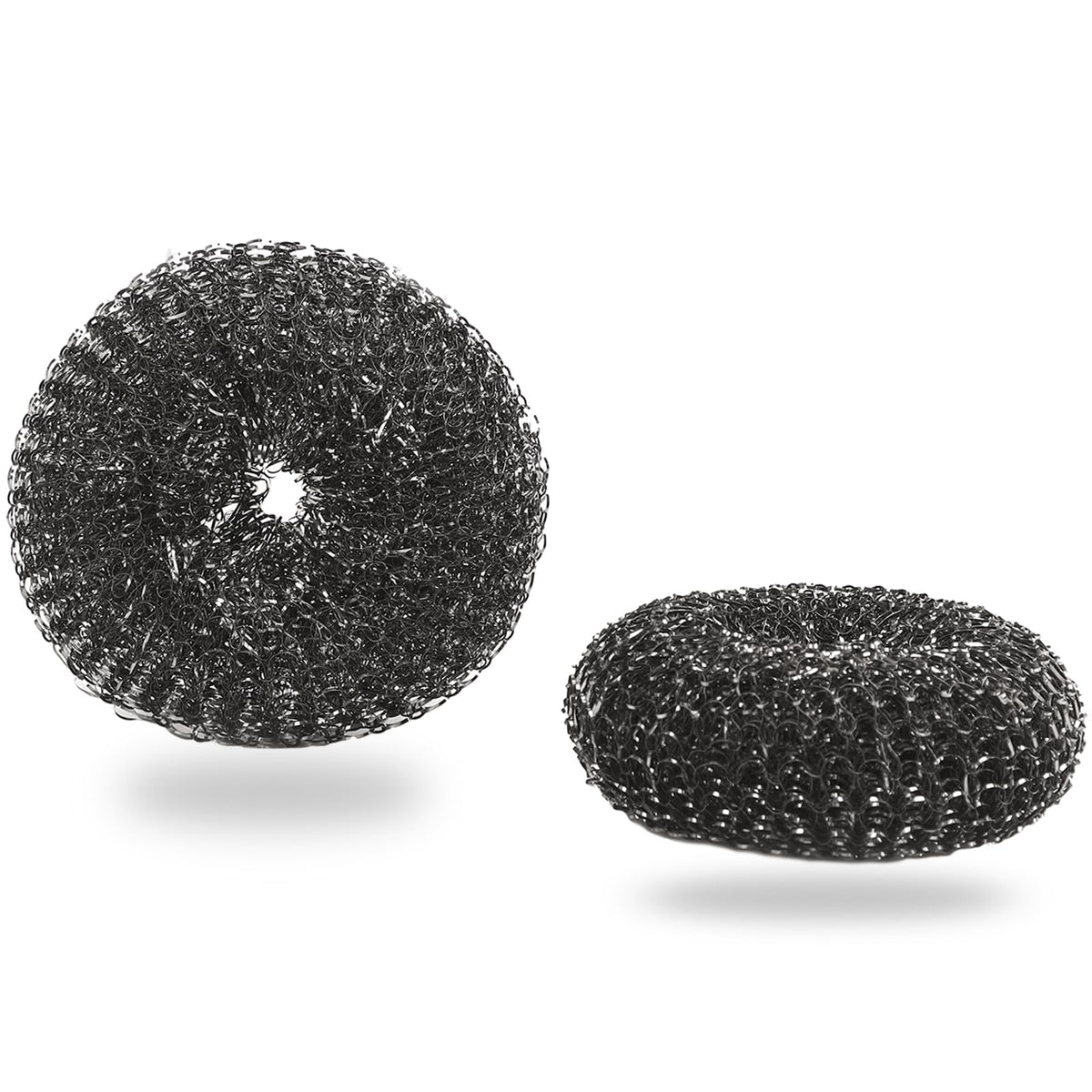 Stainless Steel Wool BBQ Grill Cleaning Scrubber Pads, 4 Pack