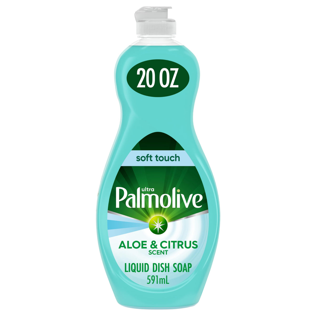 Palmolive Ultra Strength Liquid Dish Soap, Cuts Grease and Grime, No Soaking Needed, Powerful on Plastics, Dishwashing Liquid, 32.5 fl oz Bottle