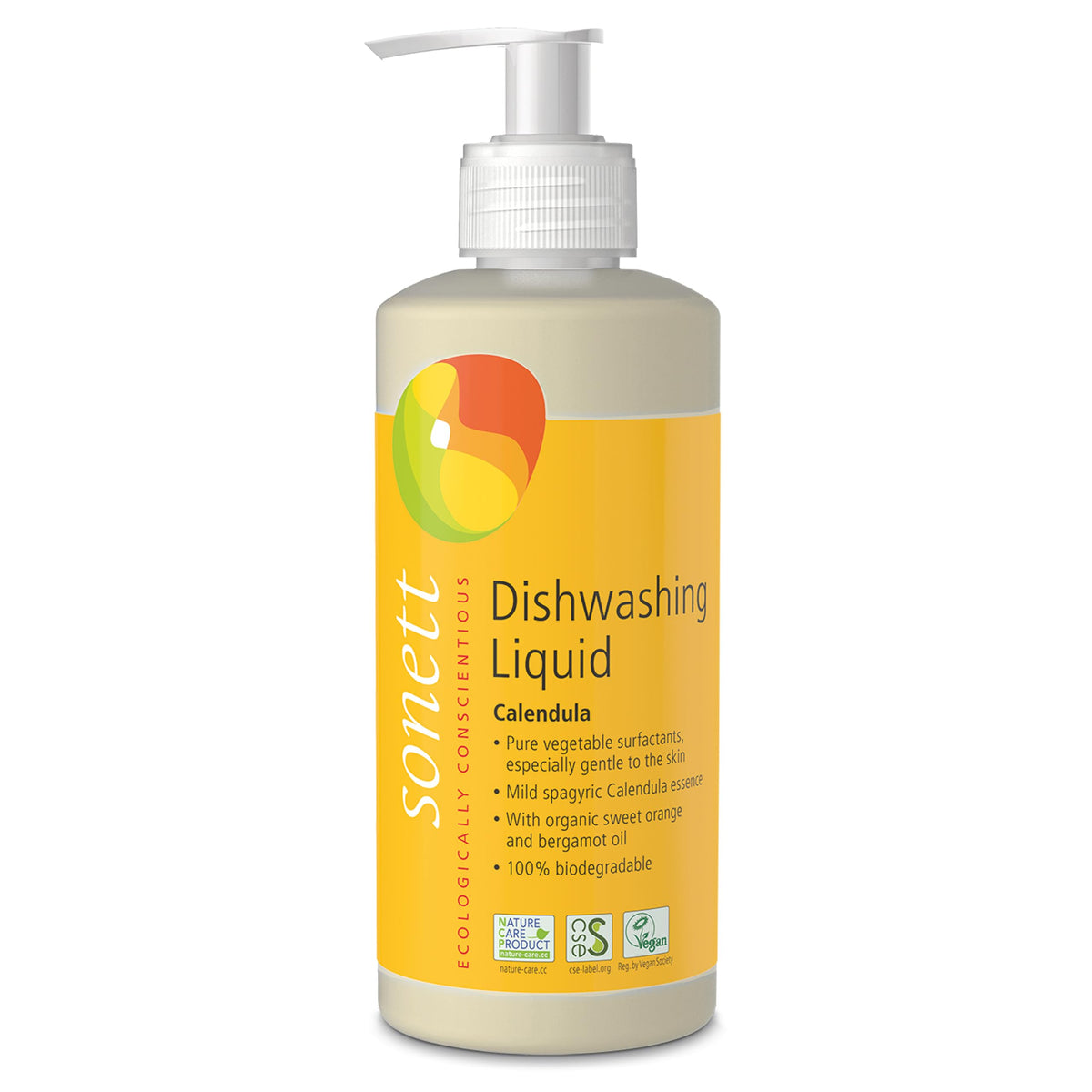 Sonett Organic Dishwashing Liquid Organic 100% Biodegradable Lemon, 34 Fl.Oz (1 Count)