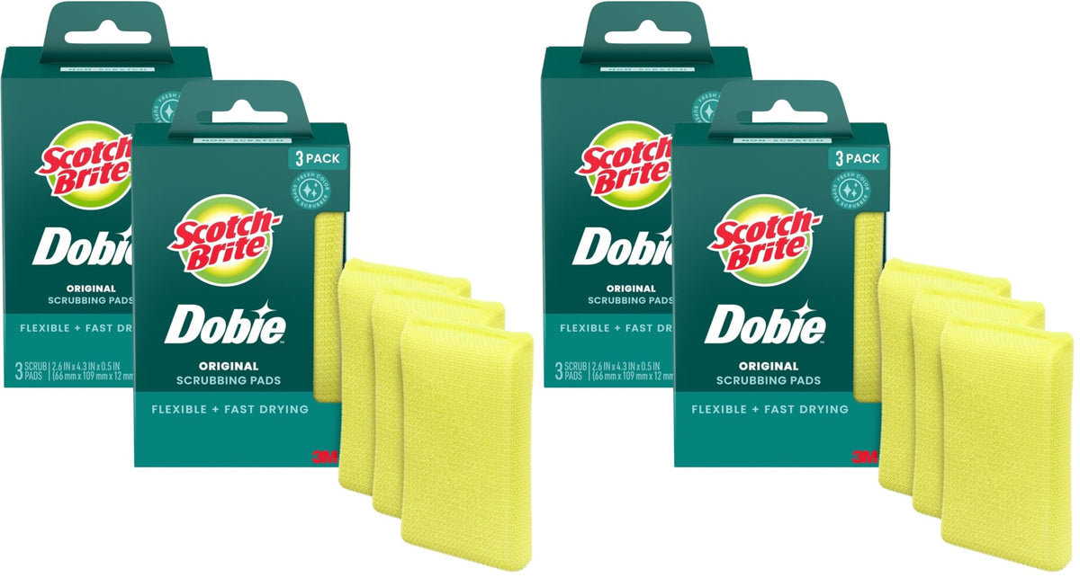 Scotch-Brite Dobie All Purpose Cleaning Pads, Count 6