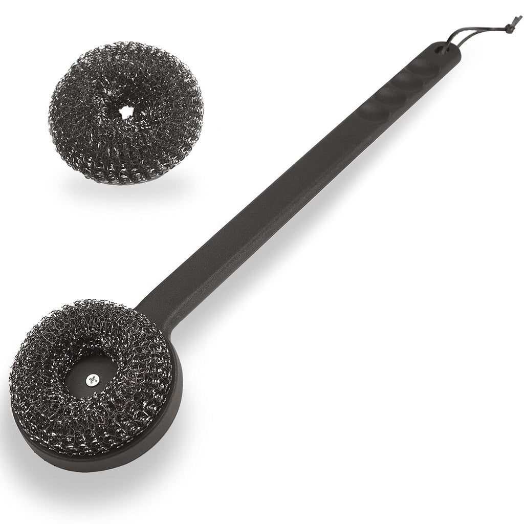 Stainless Steel Wool BBQ Grill Cleaning Scrubber Pads, 4 Pack