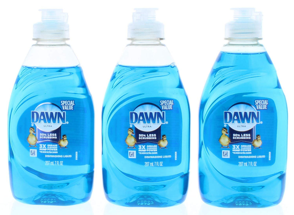 Dawn Ultra Original Dish Soap Refill Jug Large Size Blue Liquid Dishwashing Detergent, Powerful Soap for Grease, 51.5oz (Pack of 2)