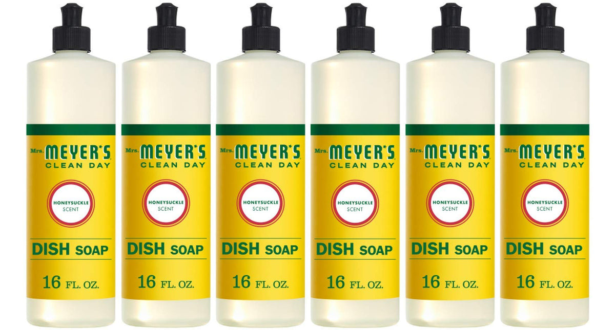 MRS. MEYER'S CLEAN DAY Liquid Dish Soap, Apple Cider, 16 fl oz, 3 Pack
