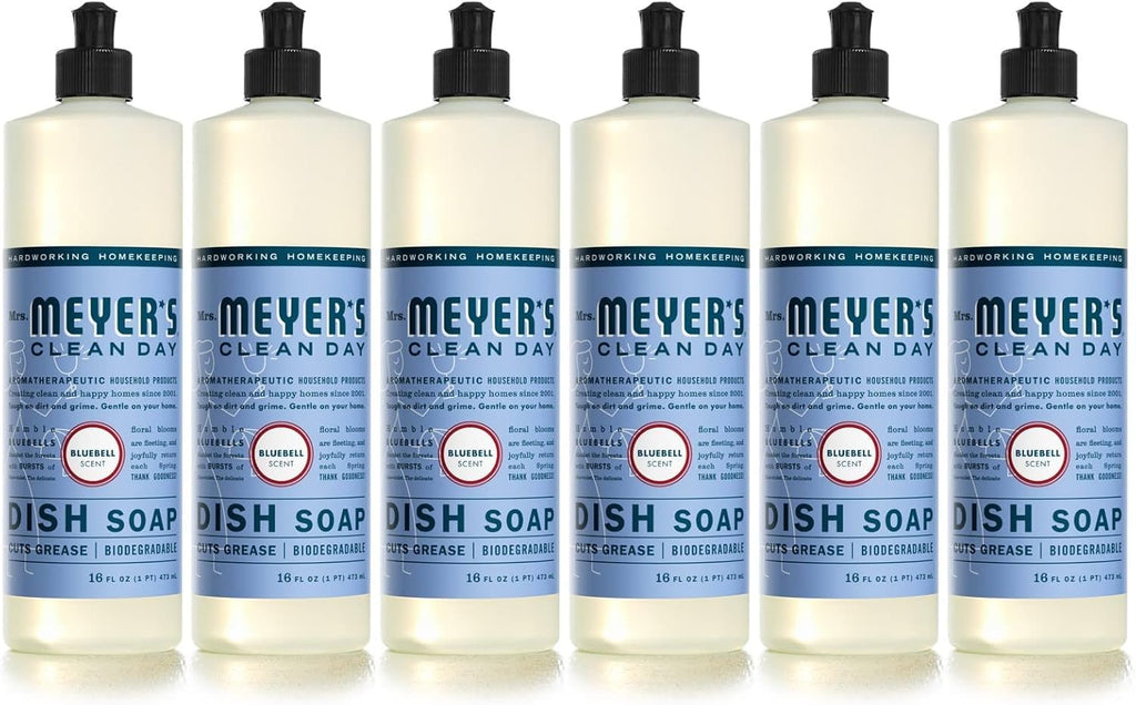 MRS. MEYER'S CLEAN DAY Liquid Dish Soap, Apple Cider, 16 fl oz, 3 Pack