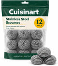 Cuisinart Stainless Steel Wool Scrubber, 12-Pack, Heavy Duty