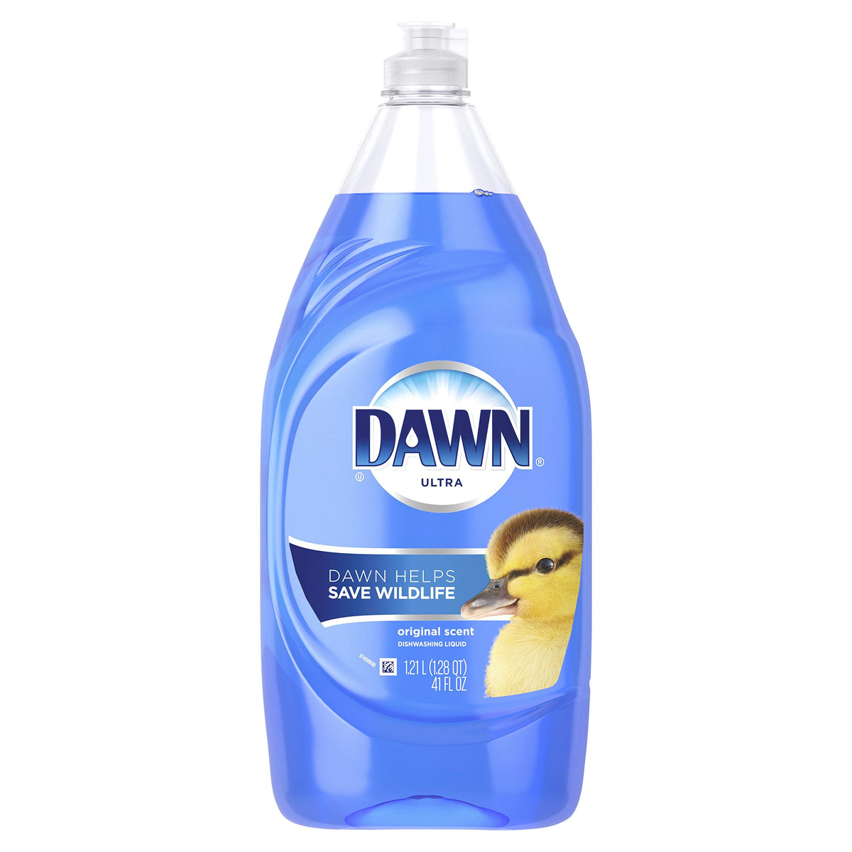 Dawn Ultra Original Dish Soap Refill Jug Large Size Blue Liquid Dishwashing Detergent, Powerful Soap for Grease, 51.5oz (Pack of 2)