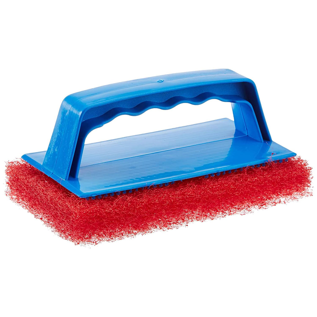 STAR BRITE Scrub Pad Kit - 3 Different Textured Scouring Pads & Interchangeable Handle (040023PW)