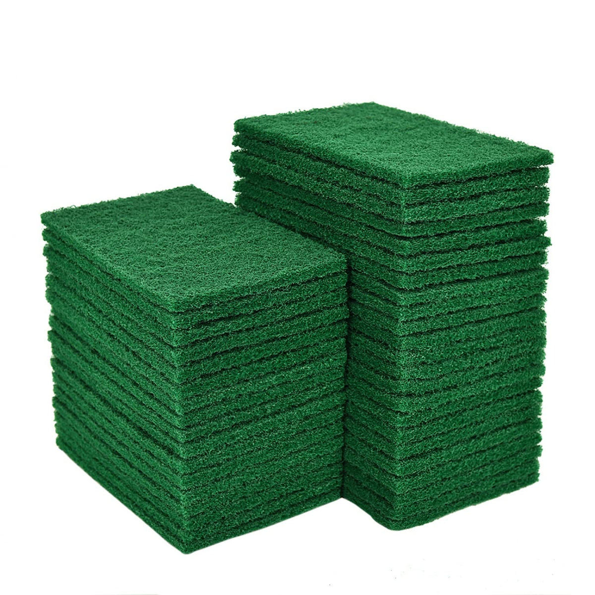 YoleShy 40 Pack Heavy Duty Scouring Pads Green Scrubbing Pads Scrub Pads