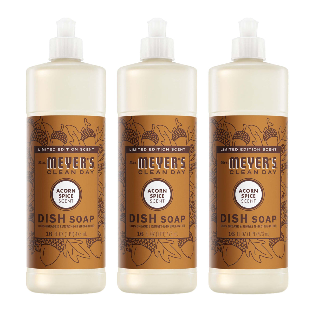 MRS. MEYER'S CLEAN DAY Liquid Dish Soap, Lemon Verbena, 16 fl. Oz