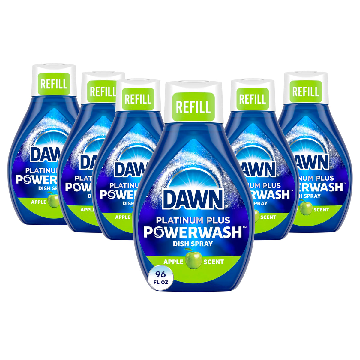 Dawn Powerwash Dish Soap Spray + 3 Dishwashing Liquid Refills Lemon, 4*16oz
