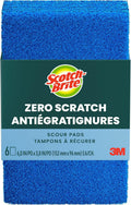 Scotch-Brite Zero Scratch Scouring Pad, 30 Pack