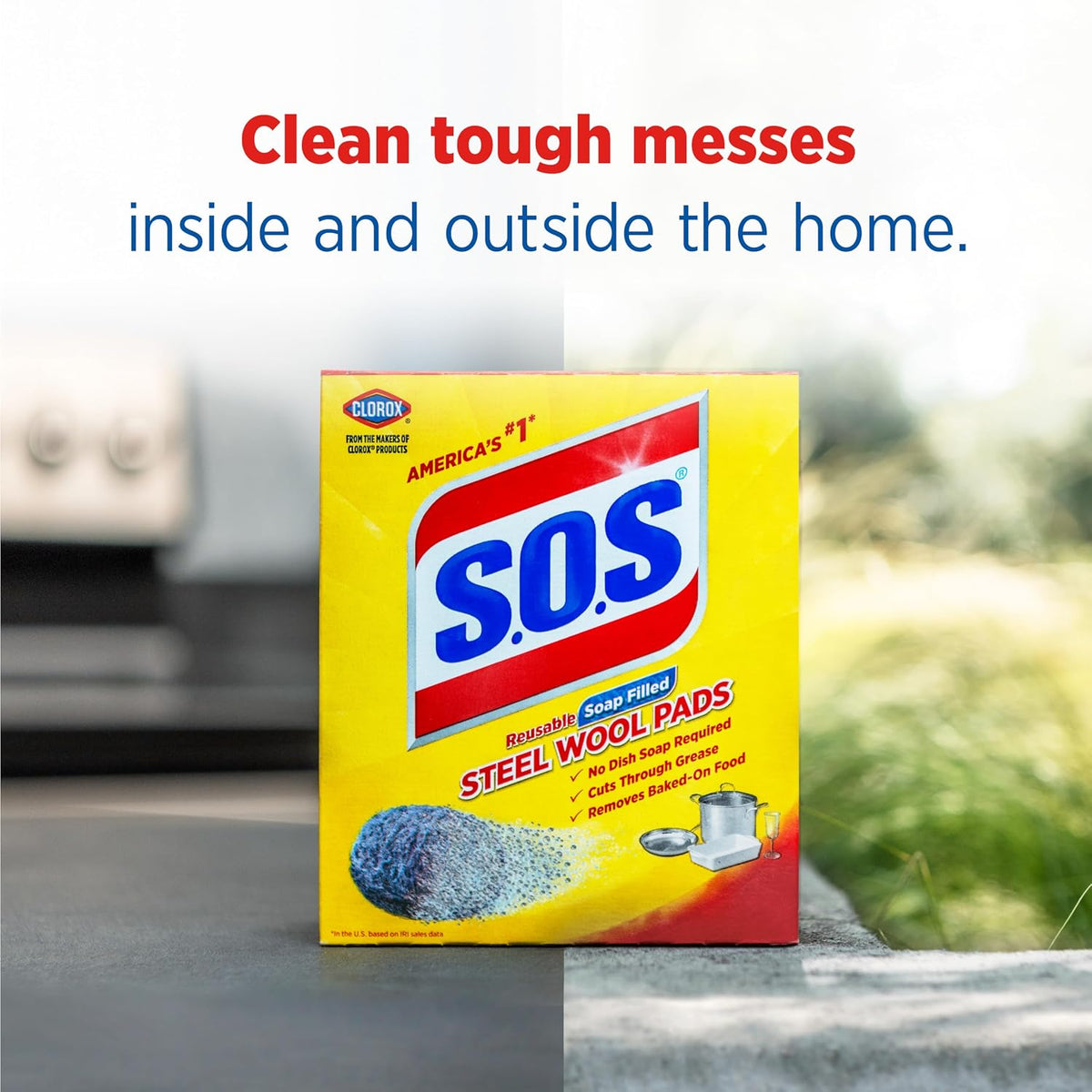 S.O.S. Steel Wool Heavy Duty Soap Scrubbing Pads, 18 Ct.