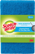Scotch-Brite Zero Scratch Scour Pads, 6 in. x 3.8 in. (Blue) / 3-Pack