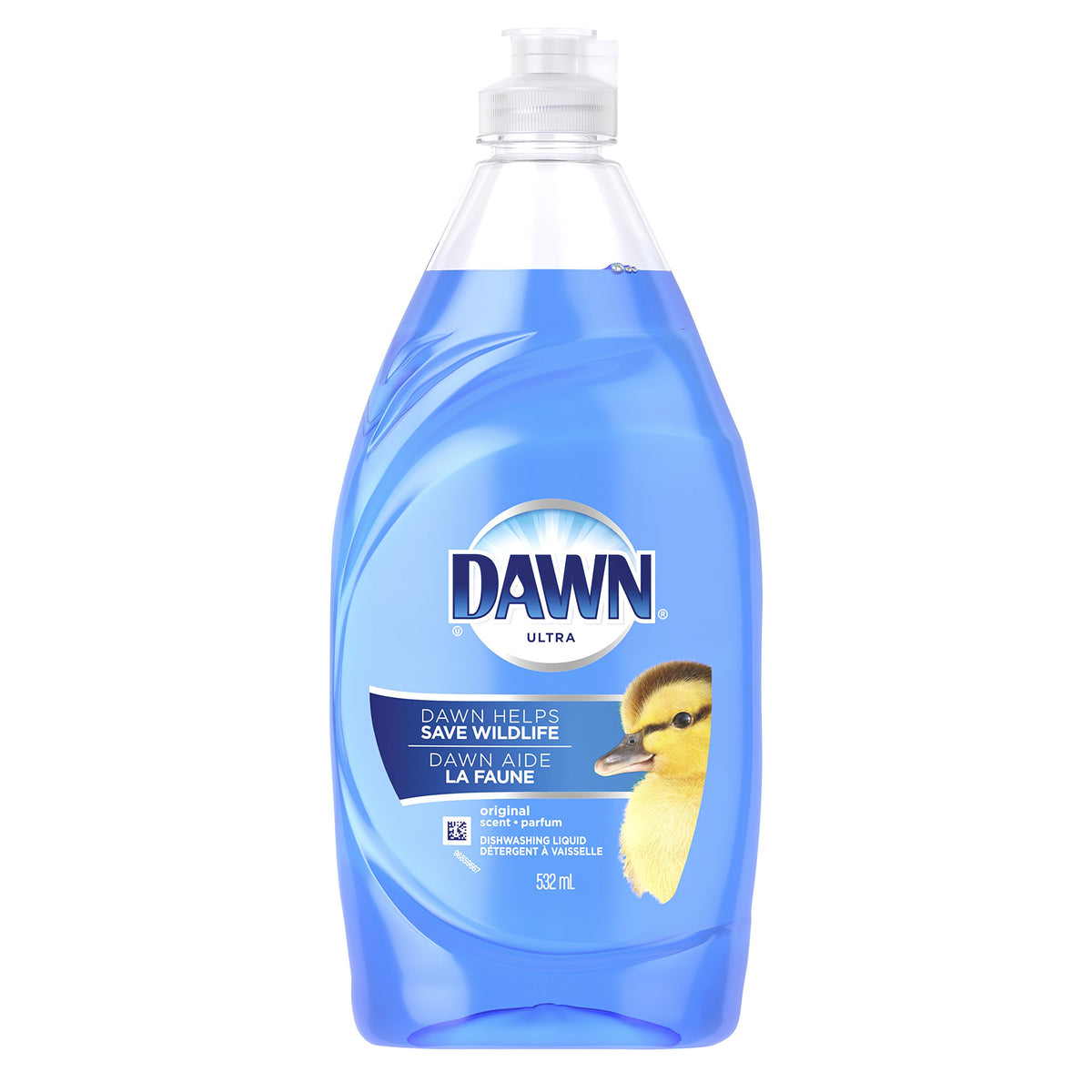 Dawn Ultra Original Dish Soap Refill Jug Large Size Blue Liquid Dishwashing Detergent, Powerful Soap for Grease, 51.5oz (Pack of 2)