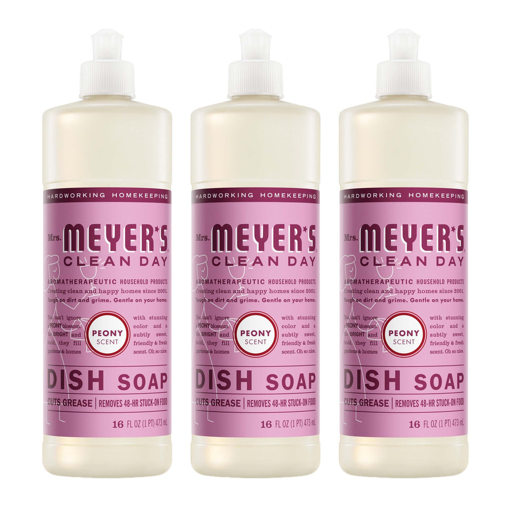MRS. MEYER'S CLEAN DAY Liquid Dish Soap, Lemon Verbena, 16 fl. Oz