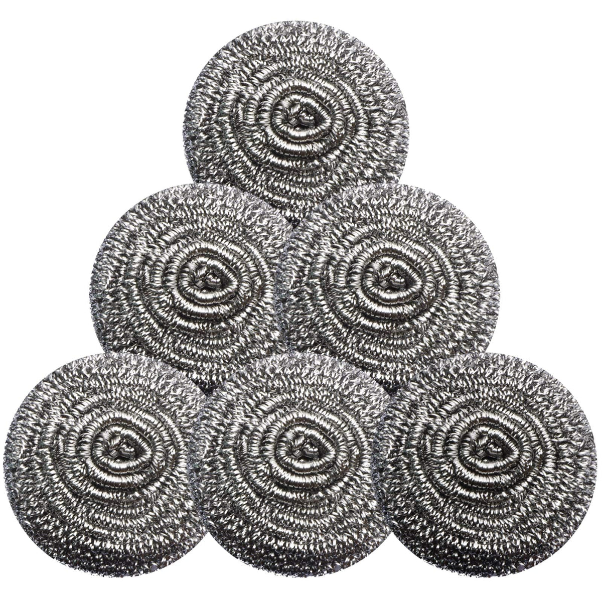 Stainless Steel Scrubber Scrubbing Scouring Pad Sponges Clean Pot Pan and Steel Wool for Kitchen Bathroom