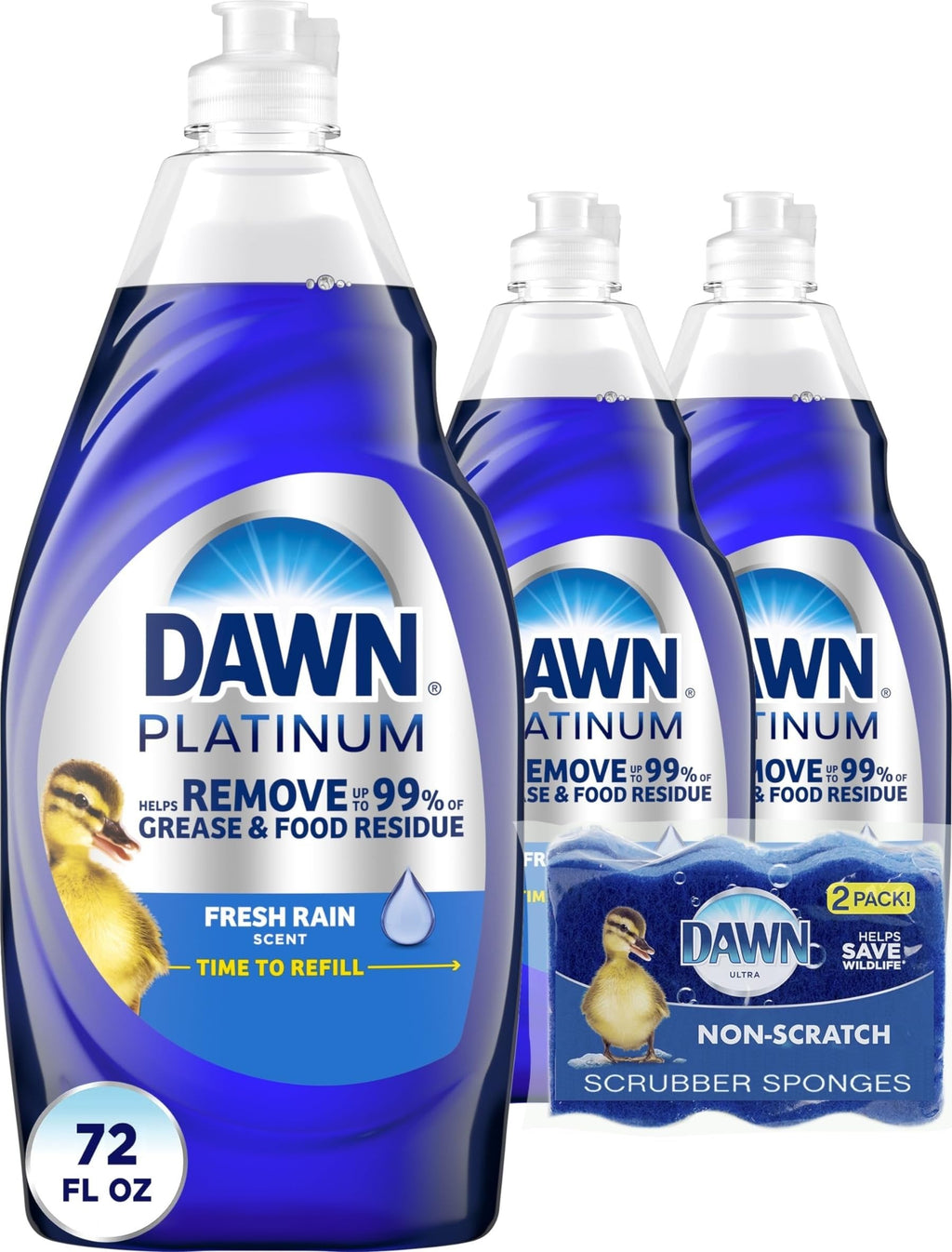 Dawn Platinum Powerwash Dish Spray, Dish Soap, Fresh Scent, 16 Fl Oz