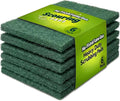 Green Scrubbing Pads 6-Pack, Kitchen Scourer for Pots & Stovetops